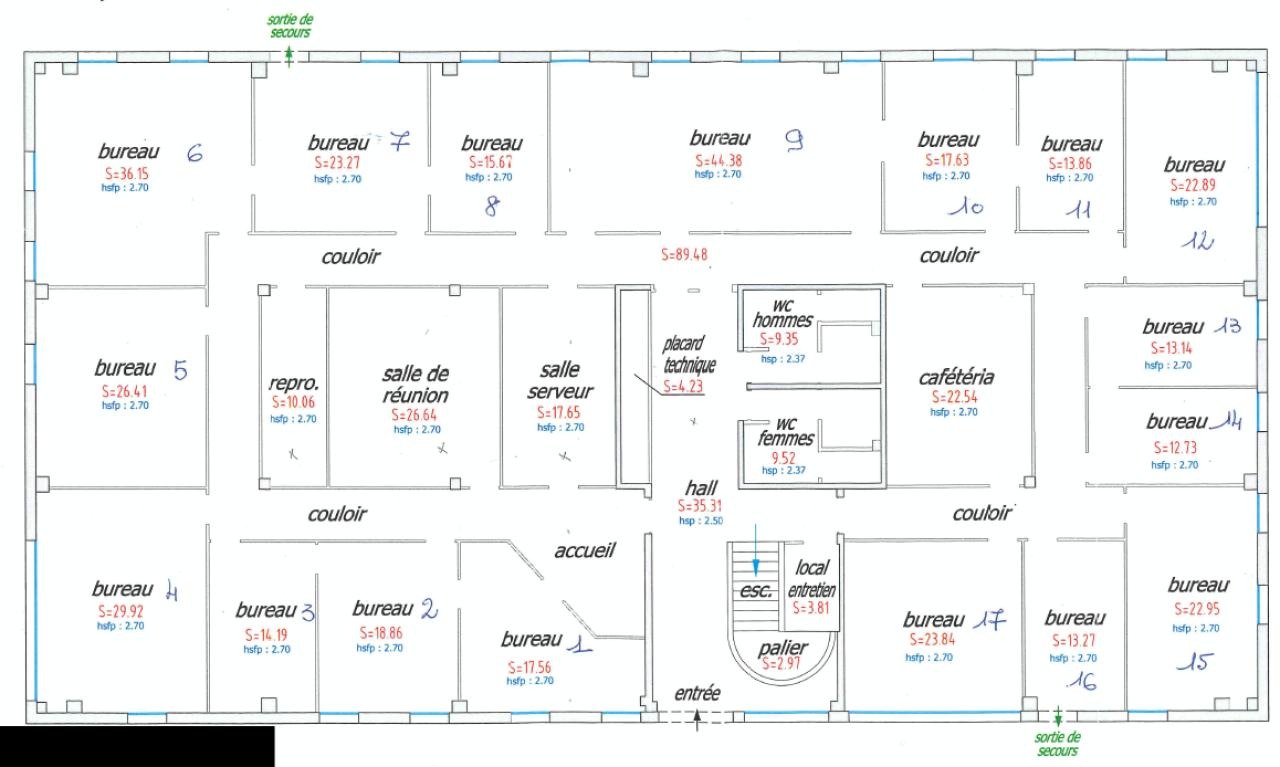 Bureau Nantes 1200m² Location bureau Nantes Loire-Atlantique OLBUR2315703 9